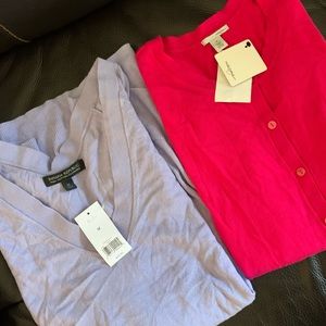 bundle of women clothes size M NEW
Banana republic - Pima cotton cashmere